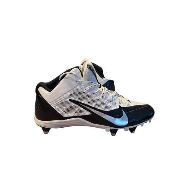 Nike White and Black Men's Sneakers - Picture 3 of 11